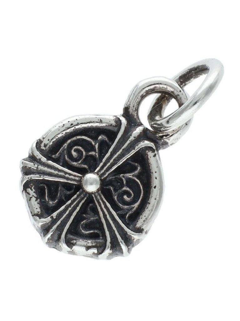 Chrome Hearts Peace Sign Silver Necklace Top